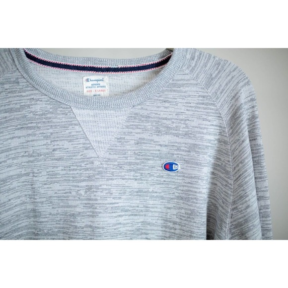 Champion Women's Long Sleeve Crew Neck Pullover Sweatshirt Gray EUC SZ XL - Picture 2 of 8